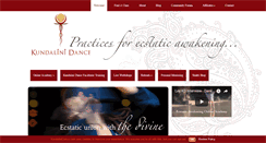 Desktop Screenshot of kundalinidance.com